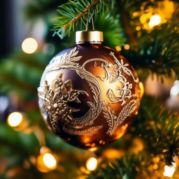 красивые елочные шары