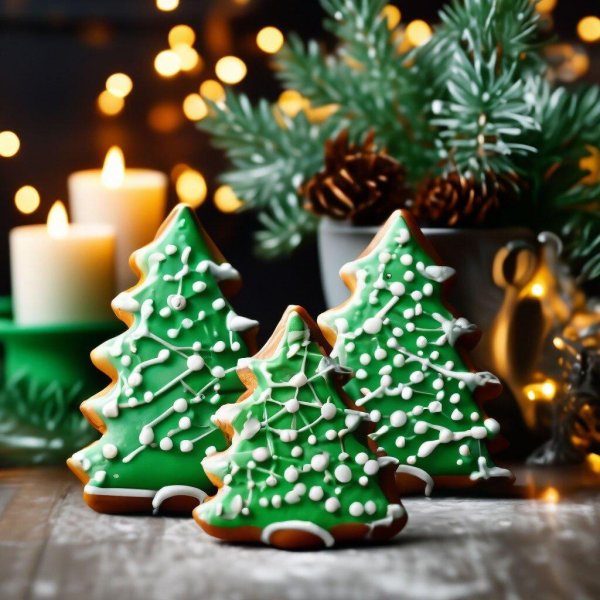 пряник елочка