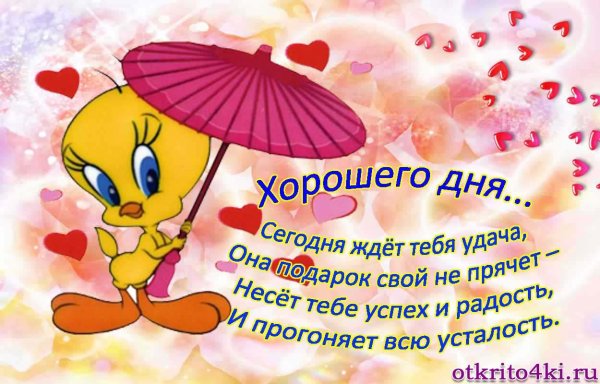 С добрый день с надписями