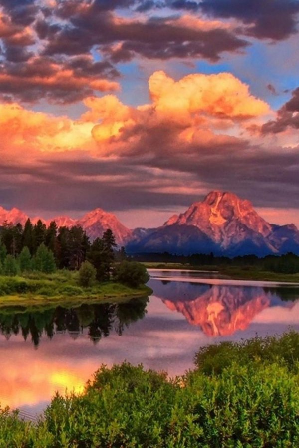 национальный парк гранд тетон гора моран