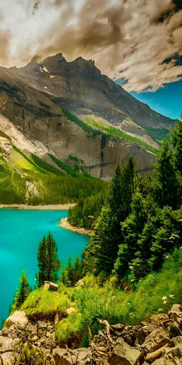 озеро морейн канада