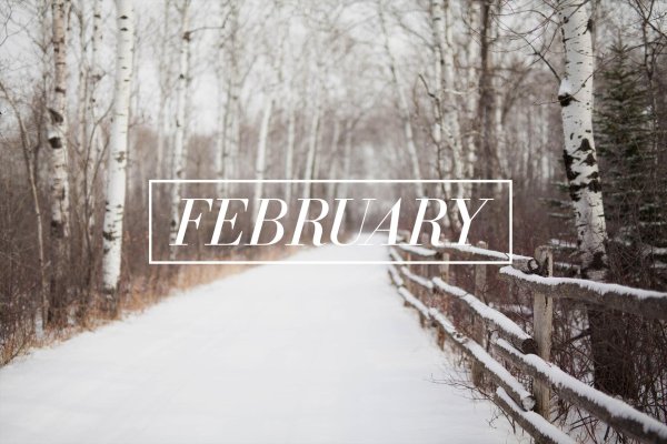 обои hello february