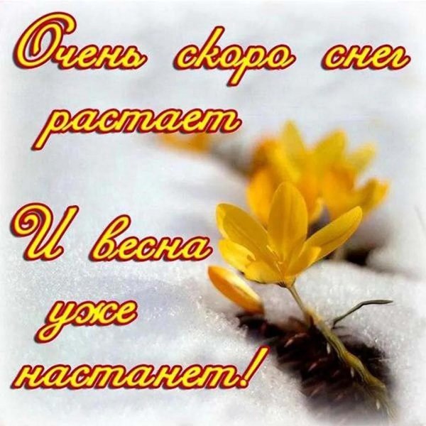 доброе утро начало весны