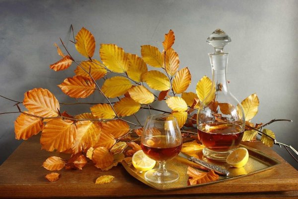 натюрморт с листьями