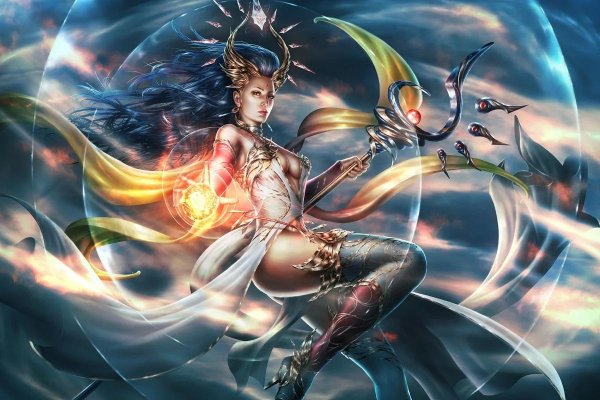 девушка маг