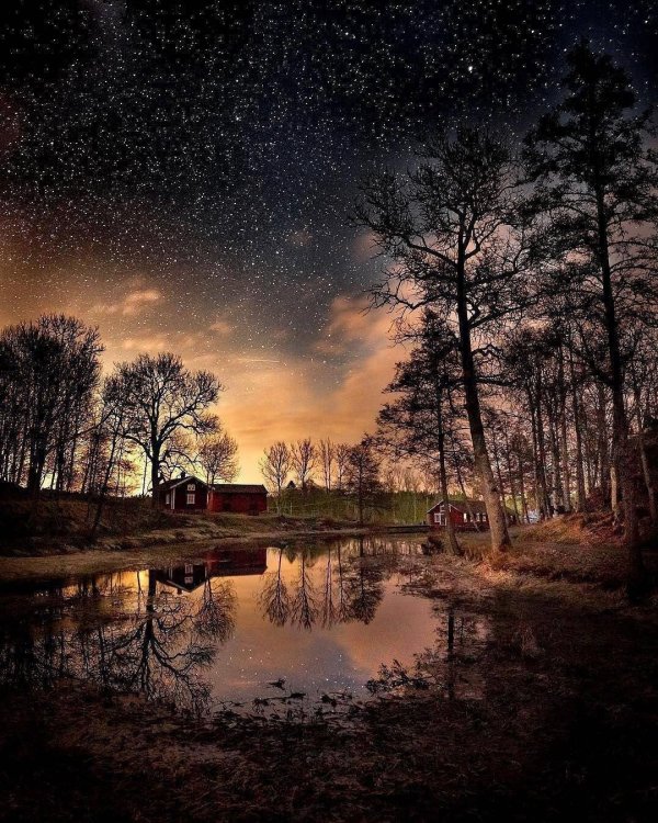 красивые ночные пейзажи