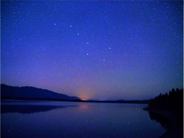 красивое звёздное небо ночью