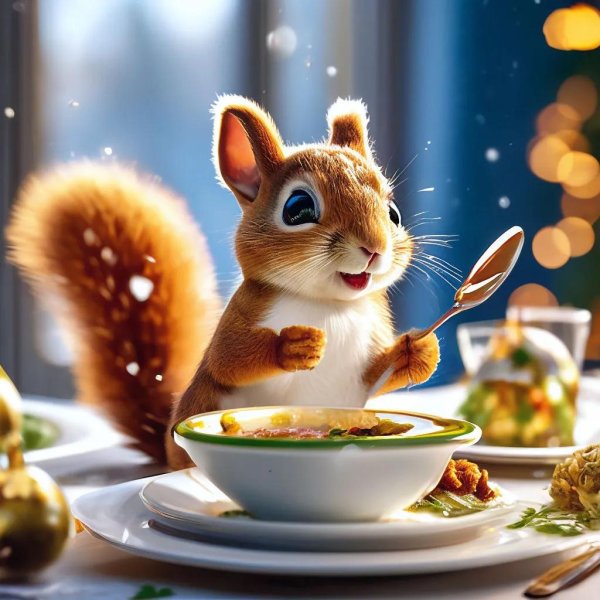 мультяшная белка