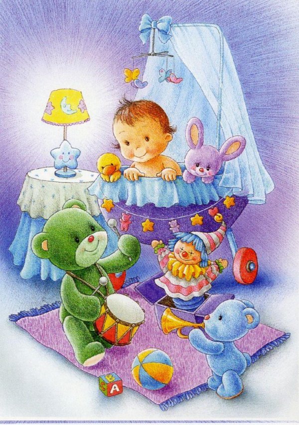 открытка для новорожденного