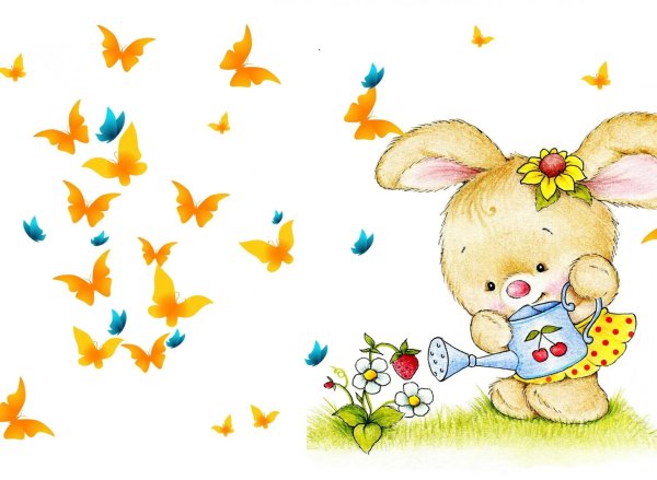 зайка иллюстрация