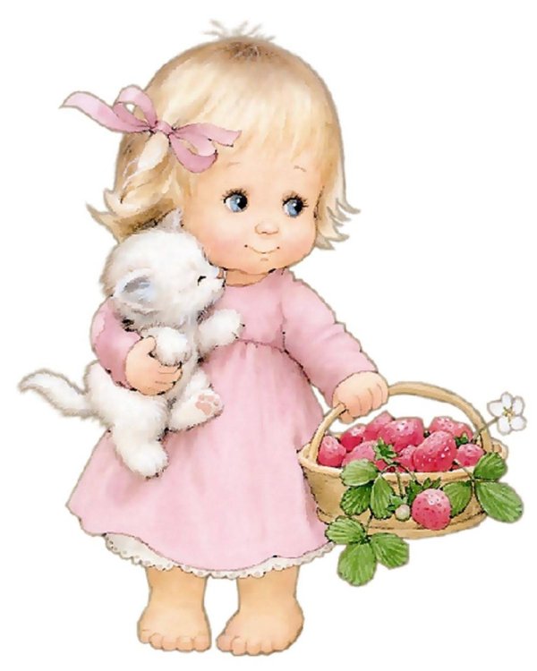 девочка на прозрачном фоне