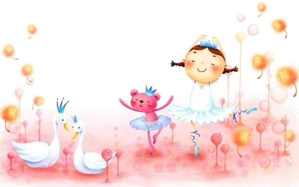 мультяшные балерины