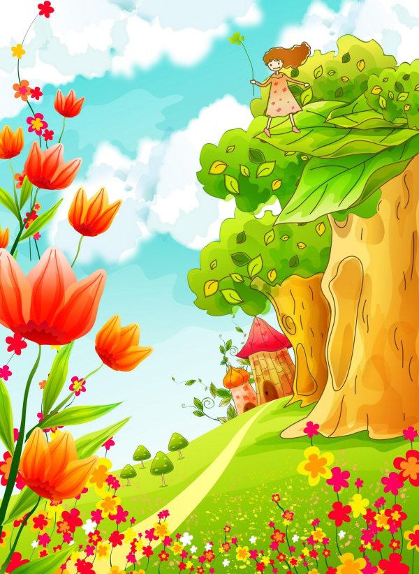 фон сказочный