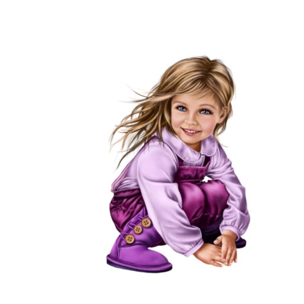 девочка мультяшный