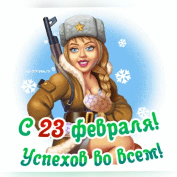 с 23 февралем