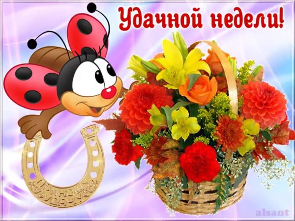 хорошей недели