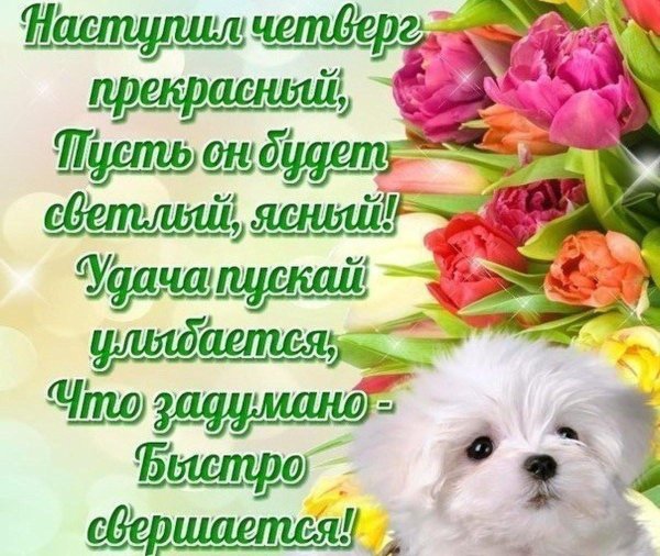 четверг открытки красивые