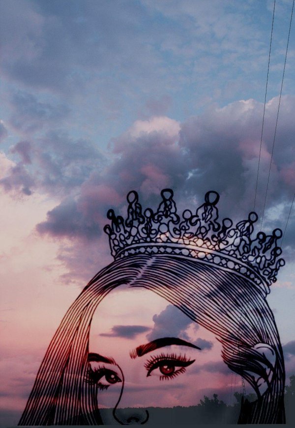 эскиз девушка