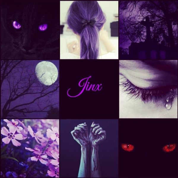 фиолетовый коллаж