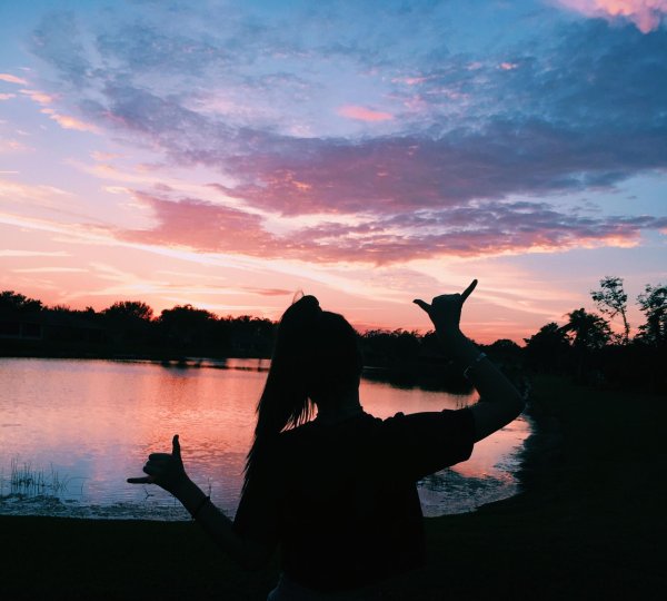 фотосессия на закате