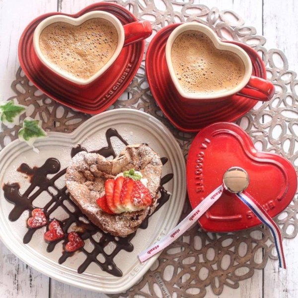 романтический завтрак