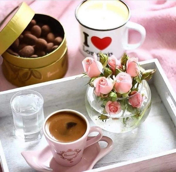 горячий кофе