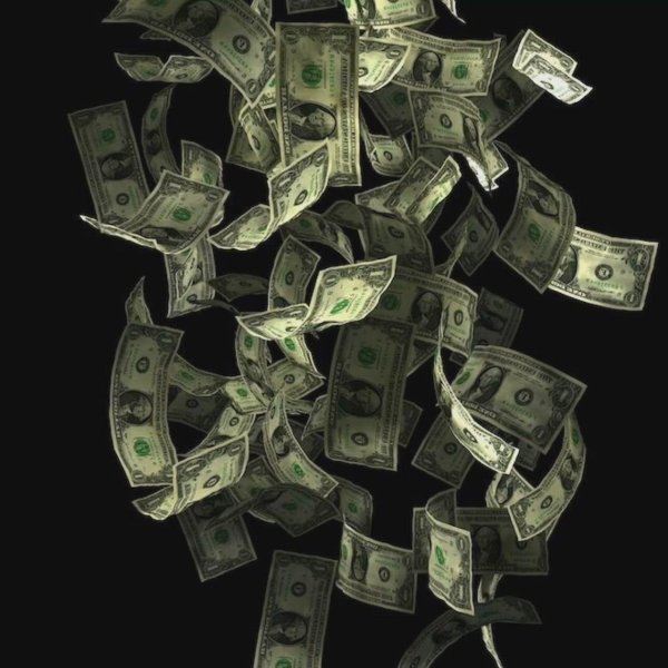 богатство на черном фоне