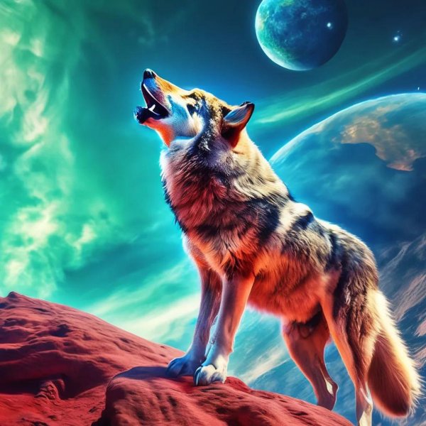 красивые волки