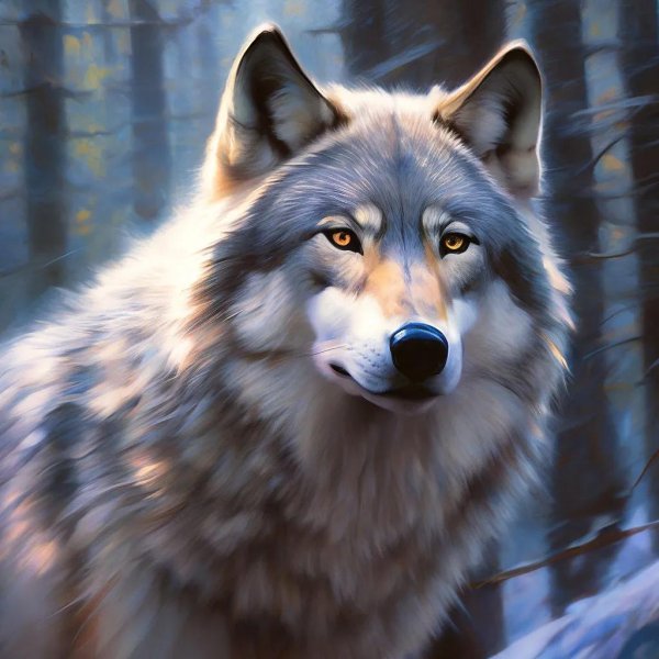 волки красивые