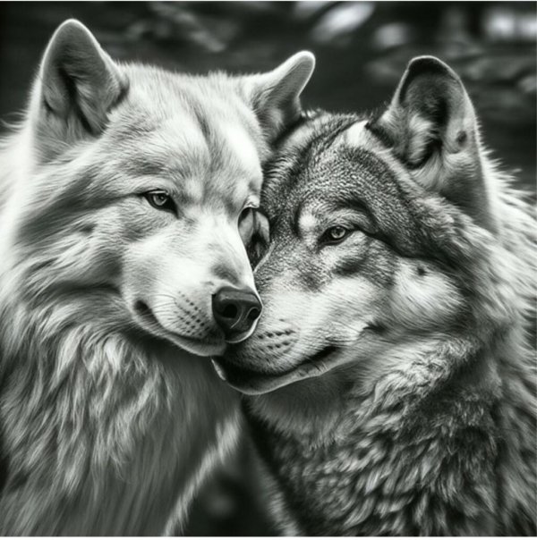 влюбленные волки