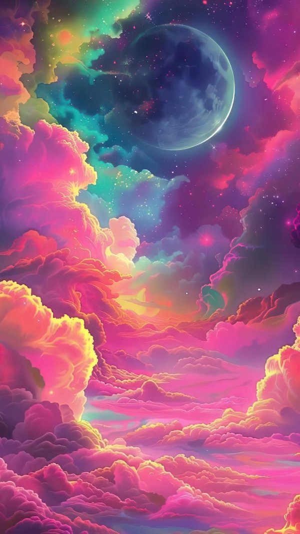 розовое облако