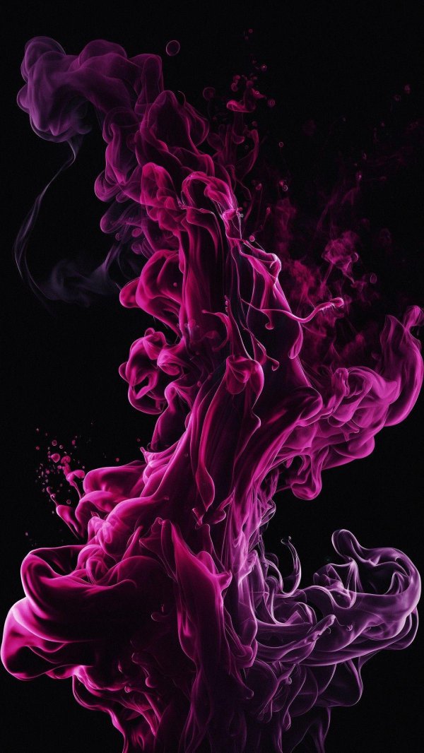 фиолетовый дым