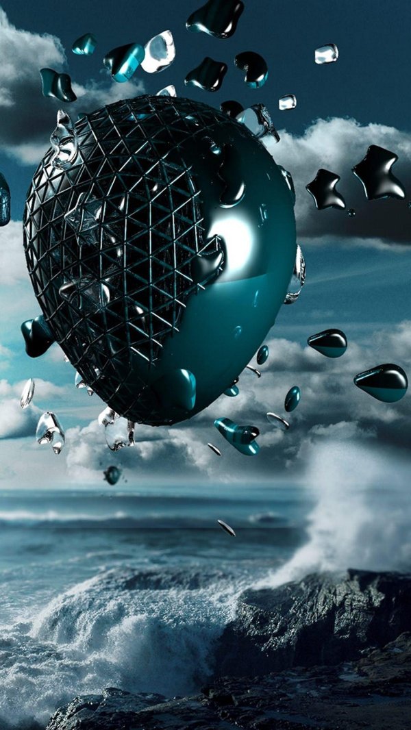 На обои телефона необычные