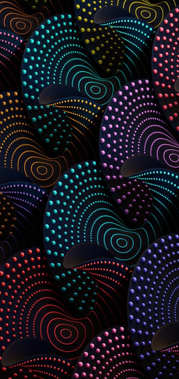 узоры разноцветные