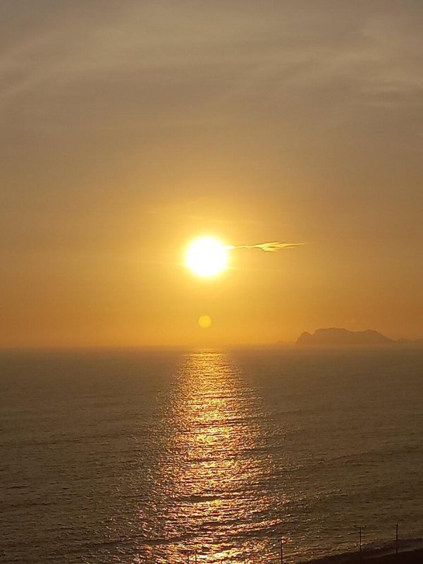 заход солнца