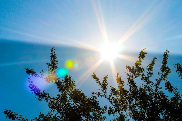 светит солнце