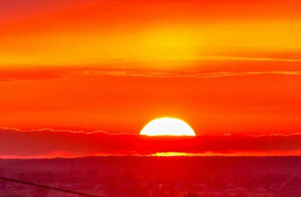 красивый восход