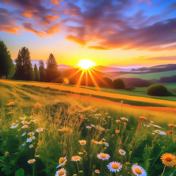 летние пейзажи