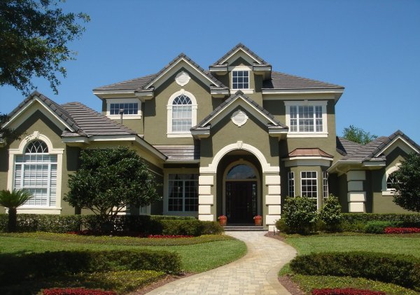 цвета для фасада дома