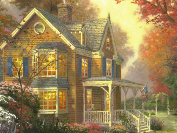 картины томаса кинкейда