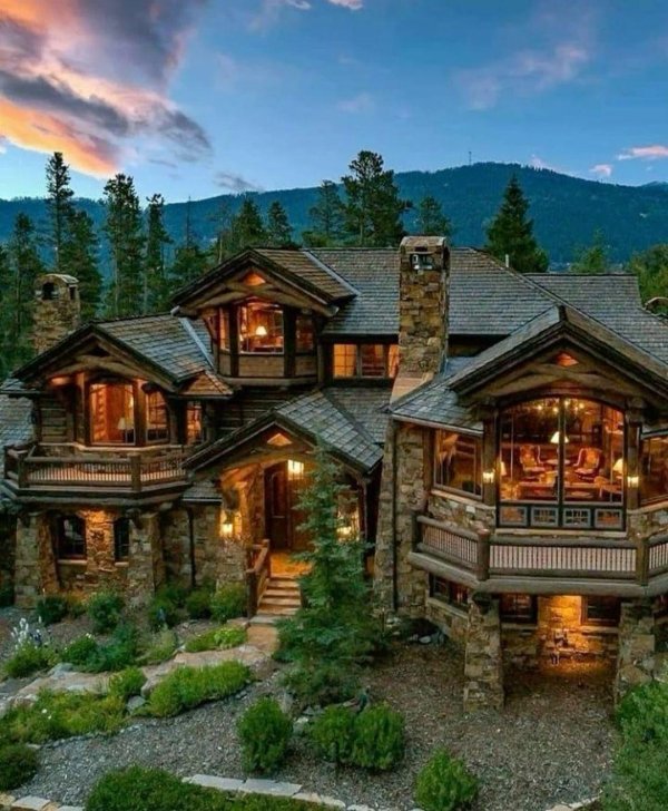 rustic house