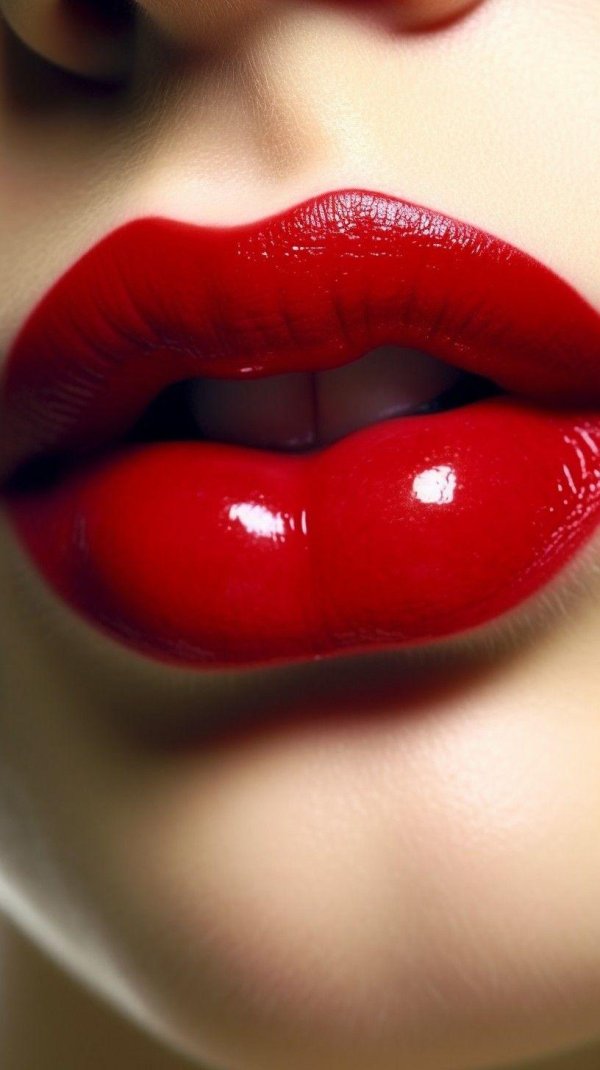 яркие губы