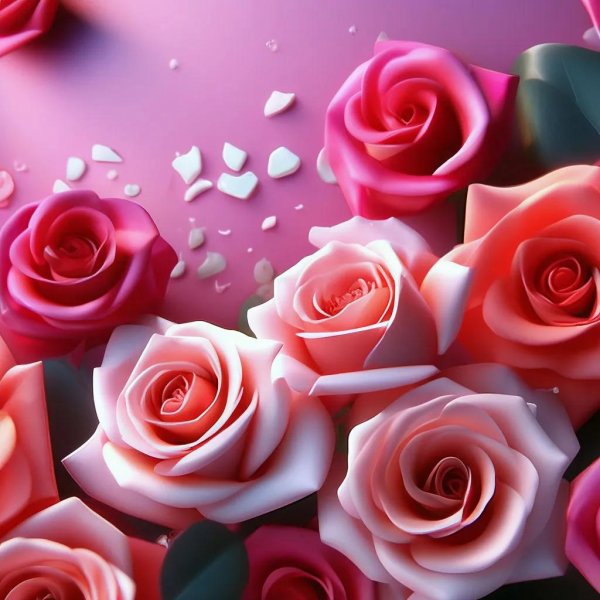 фон с розами