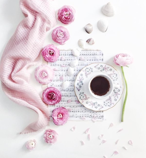 доброе утро стильная открытка