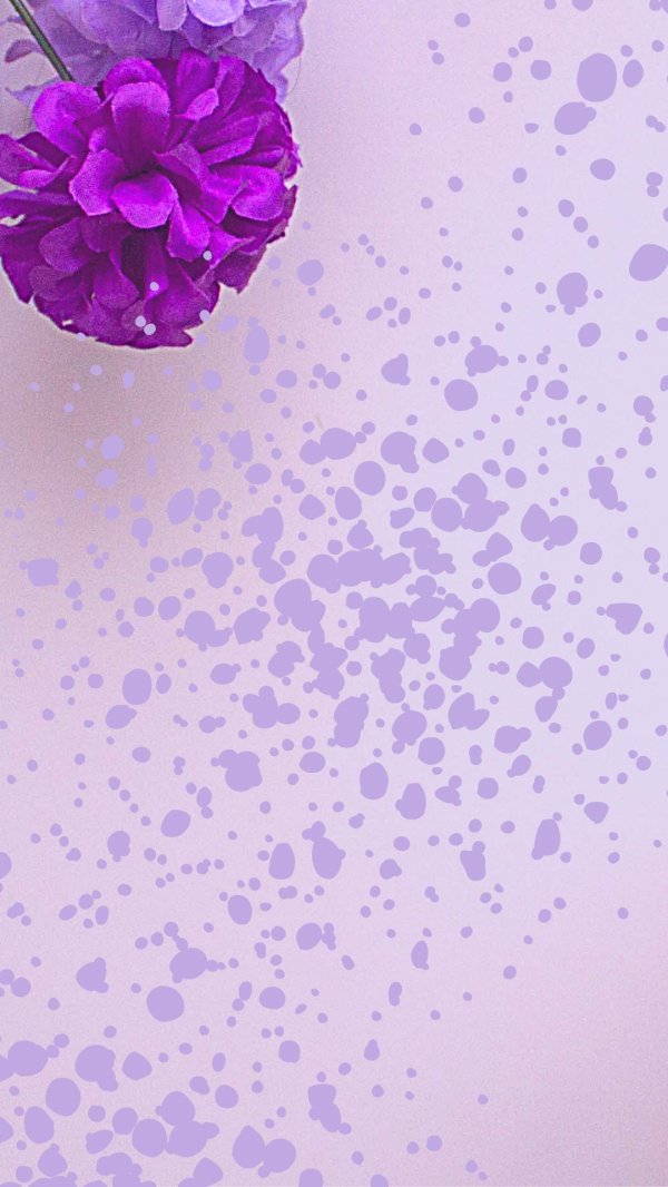 фиолетовый помпон