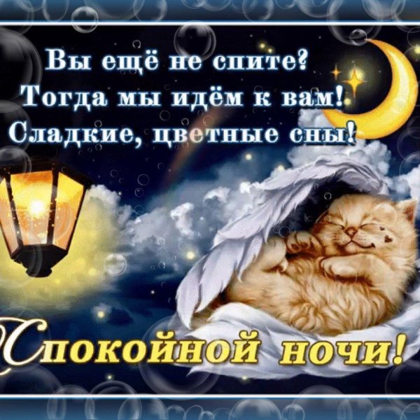 пожелание сладких снов