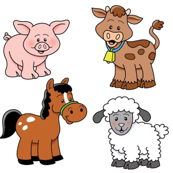 домашние животные мультяшные