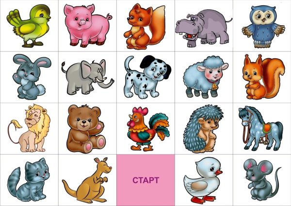 карточки с животными для малышей