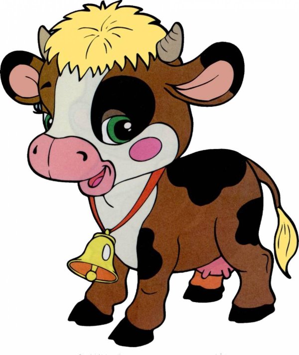 мультяшная корова