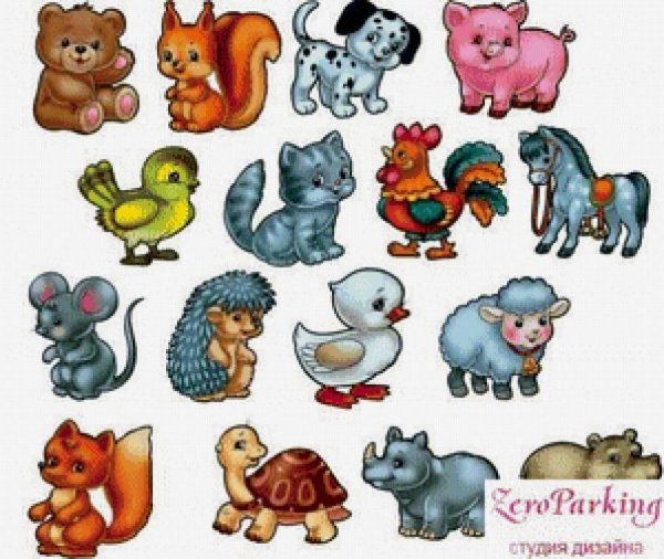 зверюшки для детей